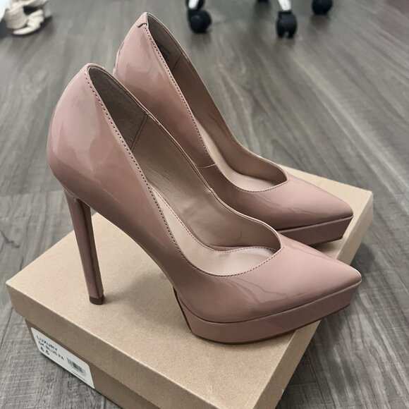 Steve Madden Blush Heels Stilettos Classy Elegant Night Out Shoes - Picture 1 of 8